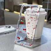 Cute Pattern Clear iPhone Case